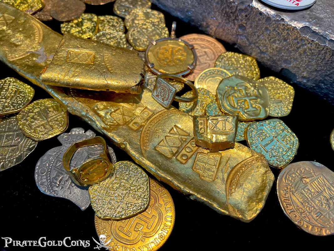 Golden Fleece 1550 Shipwreck Gold Bar Clip (14.24 grams) - Pirate Gold ...
