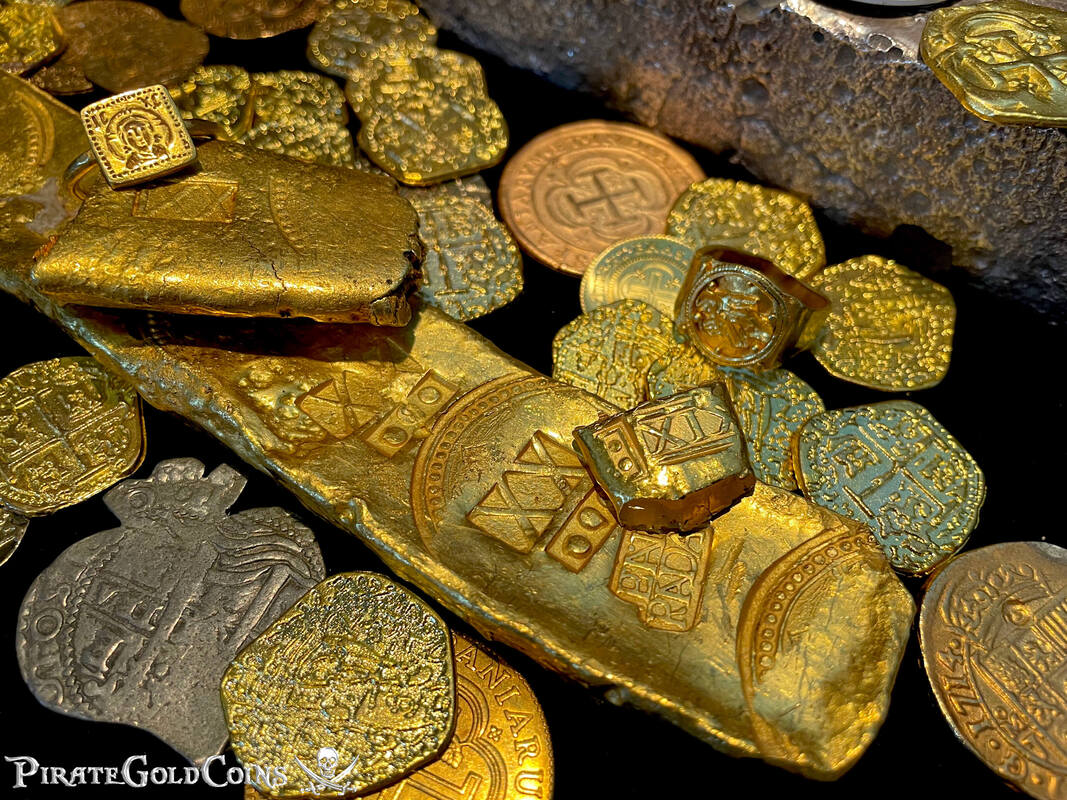 Golden Fleece 1550 Shipwreck Gold Bar Clip (14.24 grams) - Pirate Gold ...