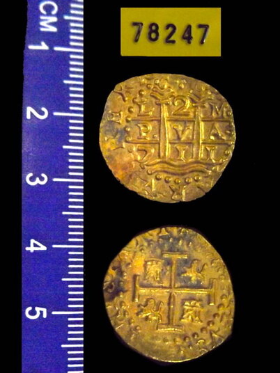 Peruvian 2 Escudos - Pirate Gold Coins